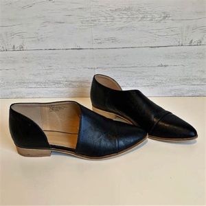 Beast black cutout shoes